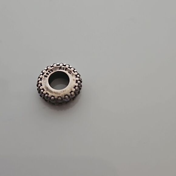 Pandora Authentic Sparkling Pink Spacer Charm With Stones - Picture 5 of 16